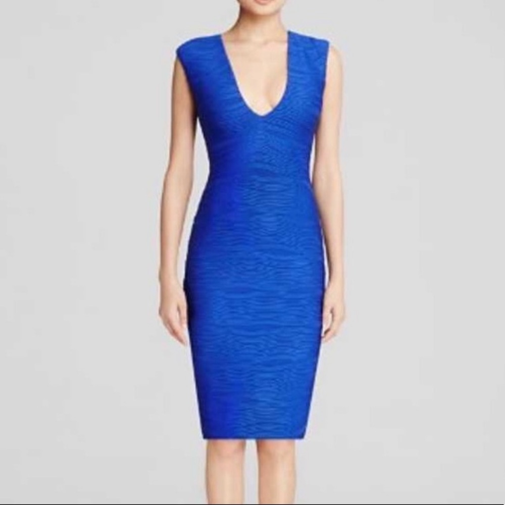 Bec & Bridge Blue Snake Charmer Reversible Midi Dress